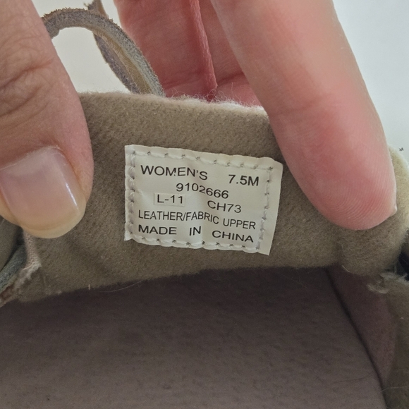 Sperry top sider pink leather boat shoes loafers slip on stripes sz 7.5 - Picture 6 of 6